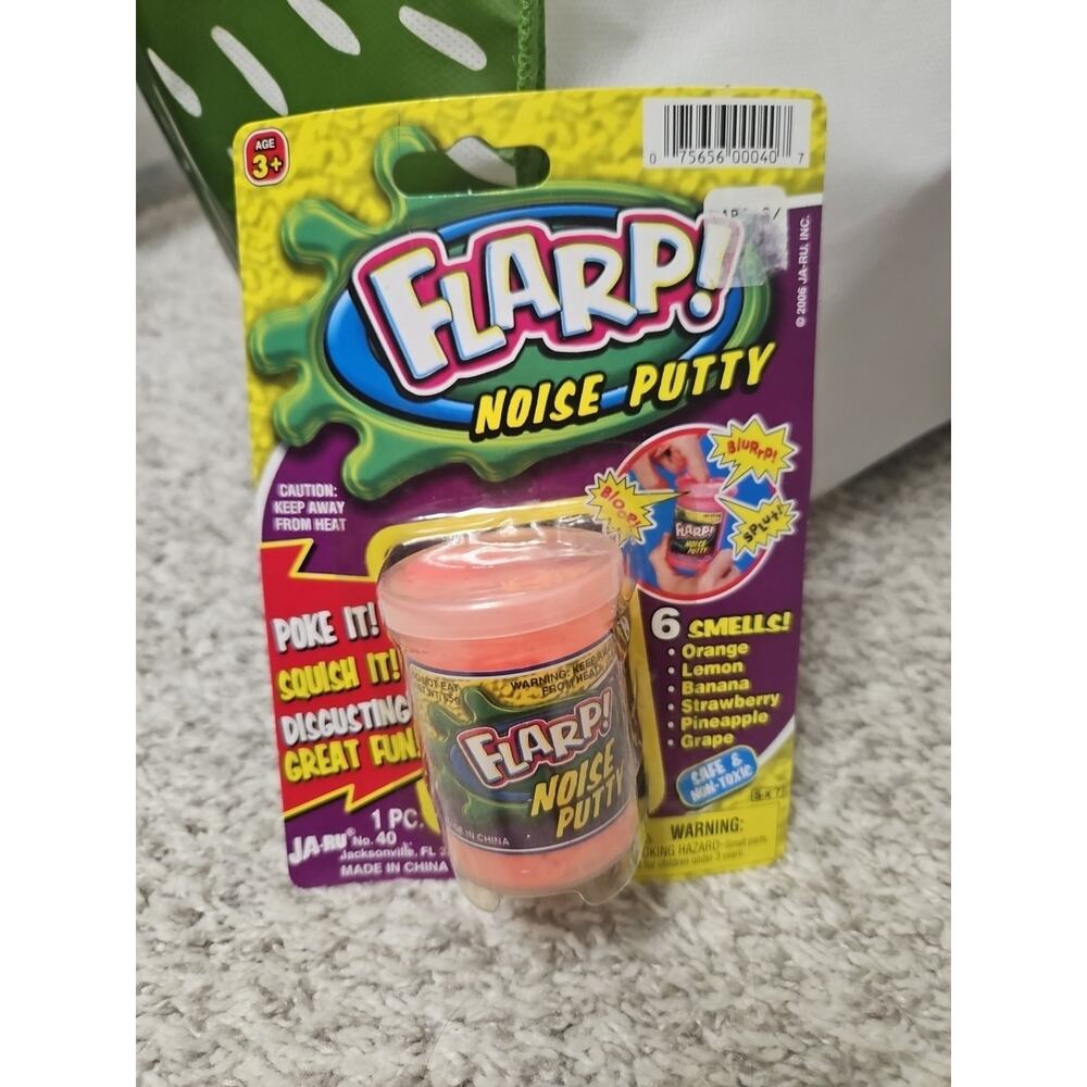 JA-RU Flarp Noise Putty For Kids Pink - Makes Awful Noises - Non-toxic